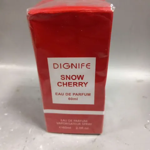 BOXED AND SEALED DIGNIFE SNOW CHERRY EAU DE PARFUM 60ML