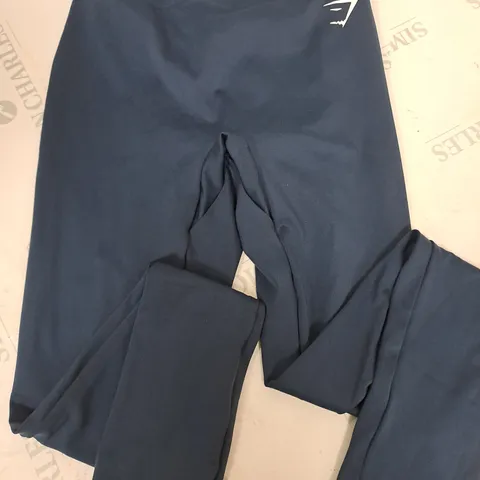 GYMSHARK NAVY TRAINING LEGGINGS - S