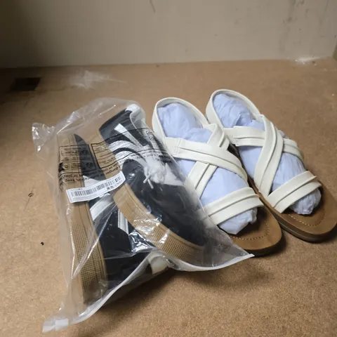 APPROXIMATELY 10 ASSORTED PAIRS OF FOOTWEAR PRODUCTS IN VARIOUS STYLES & SIZES