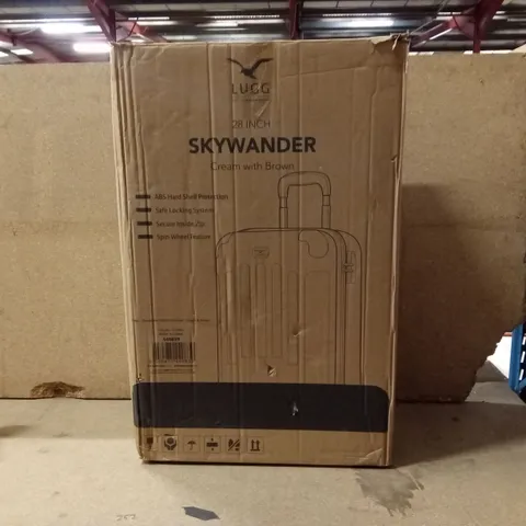 BOXED LUGG - 28INCH SKYWANDER CREAM & BROWN