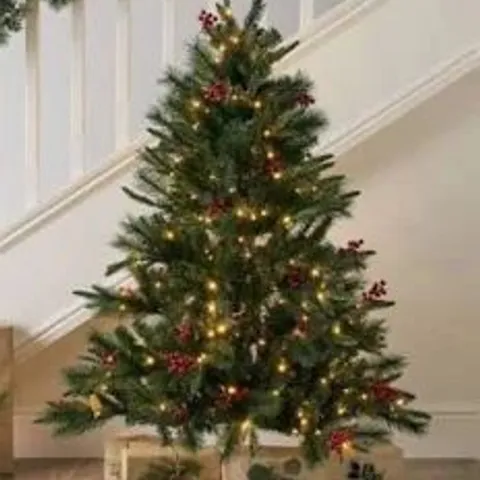SARA BY SARA DAVIES PRE LIT WINTERLUXE FIR CHRISTMAS TREE