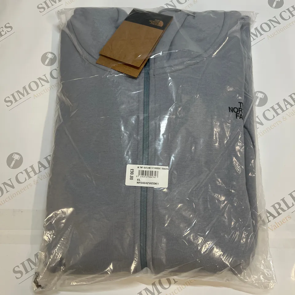 THE NORTH FACE OUTLINE HOODIE IN TRADEWINDS GREY SIZE XL