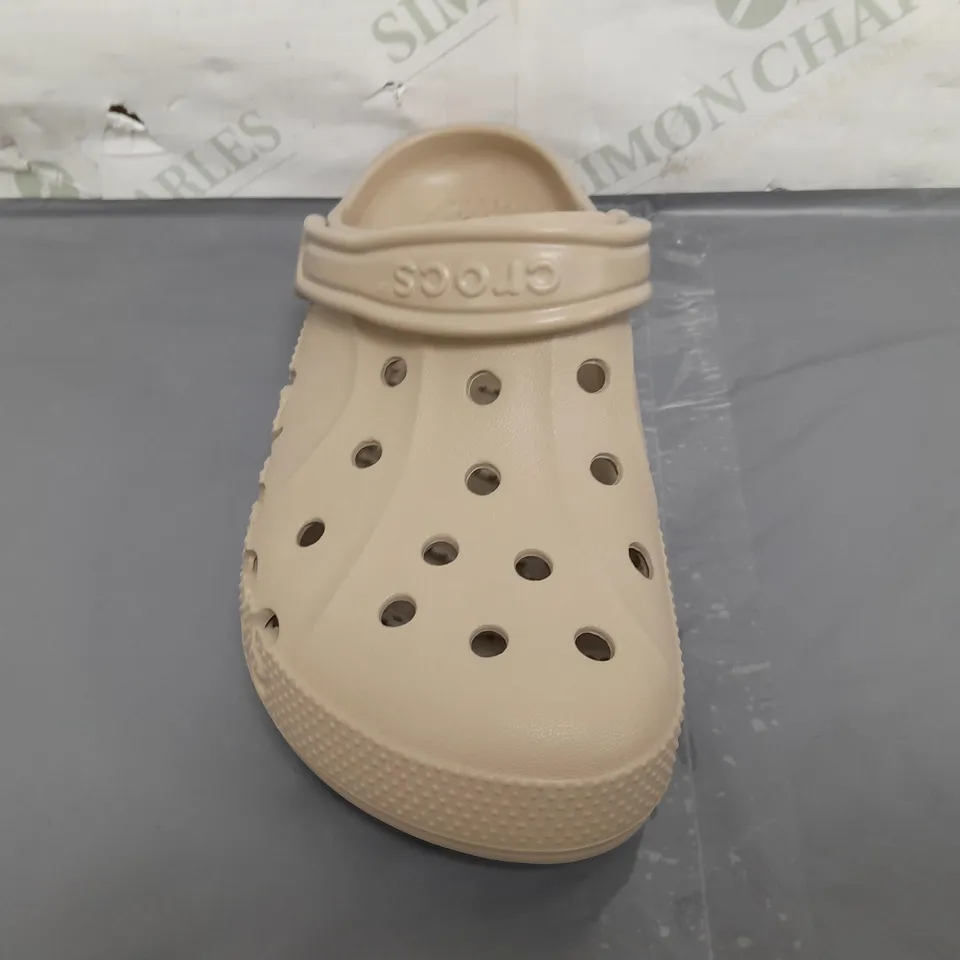 PAIR OF CROCS BAYA CLOGS IN TAUPE UK SIZE M5/W6