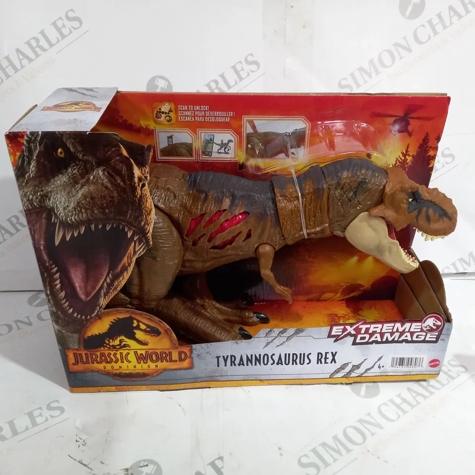 BOXED JURASSIC WORLD TYRANNASAURUS REX TOY 
