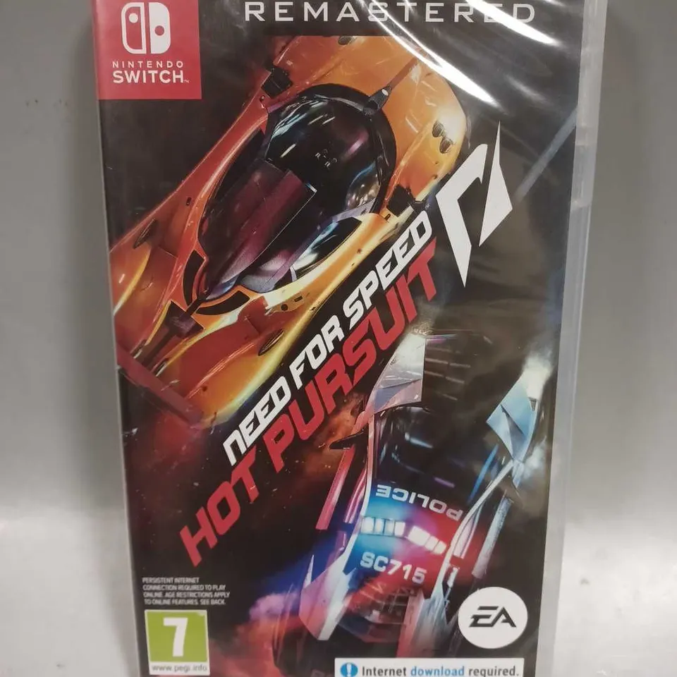 SEALED NINTENDO SWITCH NEED FOR SPEED: HOT PURSUIT REMASTERED GAME 