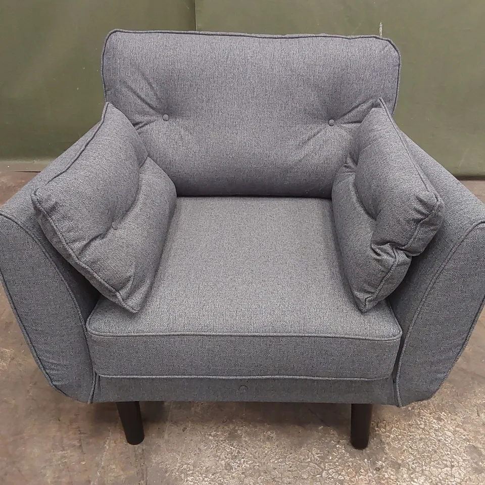 PAULO FABRIC ARMCHAIR - MIDNIGHT RRP £499