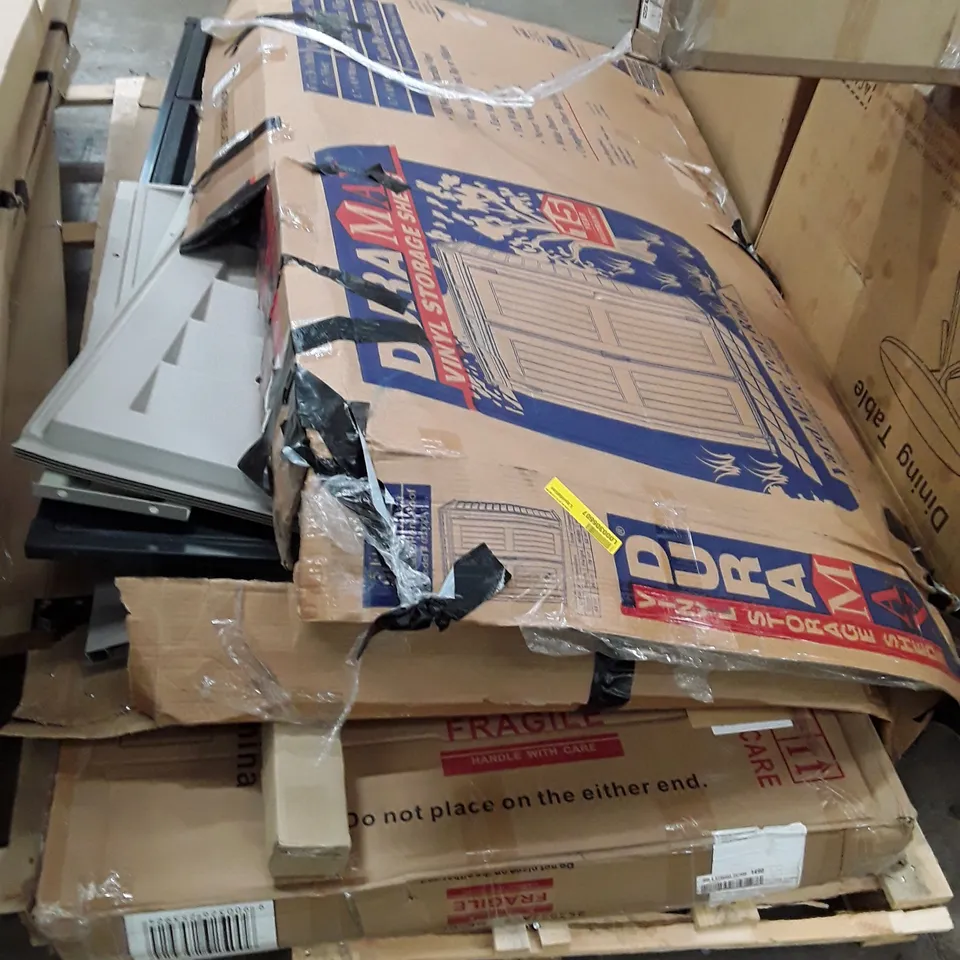 PALLET CONTAINING ASSORTED HOUSEHOLD PRODUCT PARTS