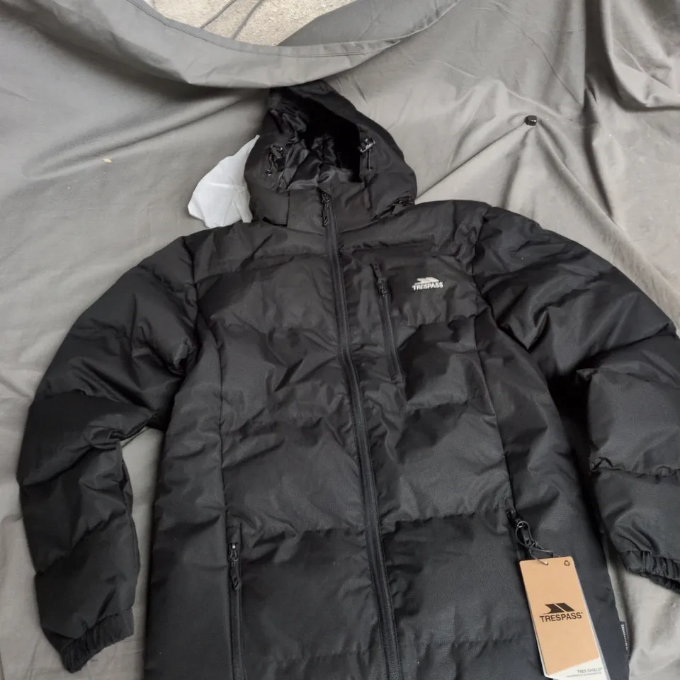 TRESPASS CLIP-MALE PADDED JACKET – BLACK, XXS