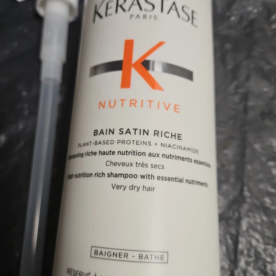 KERASTASE BAIN SATIN RICHE NUTRITIVE SHAMPOO – FOR VERY DRY HAIR - 1L
