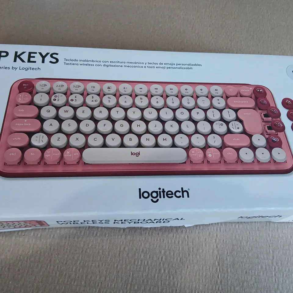 NINE ASSORTED LOGITECH POP KEYS WIRELESS KEYBOARD – (THE STUDIO SERIES) BOXED
