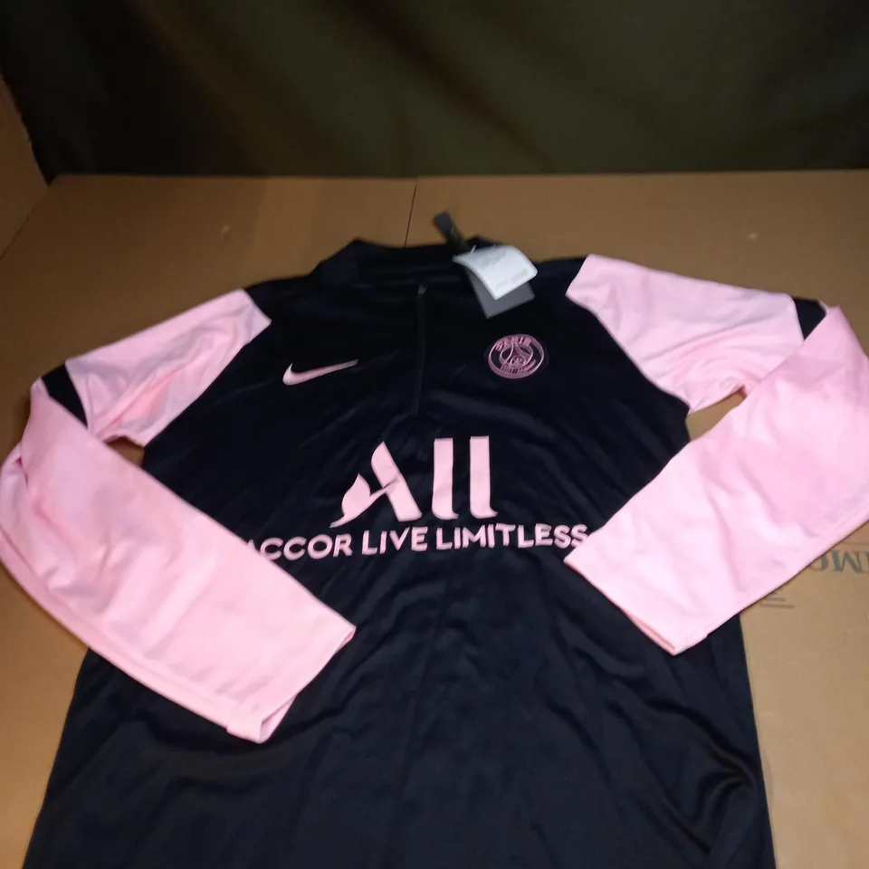 MENS PSG 1/4 ZIPPED TRAINING TOP SIZE UNSPECIFIED
