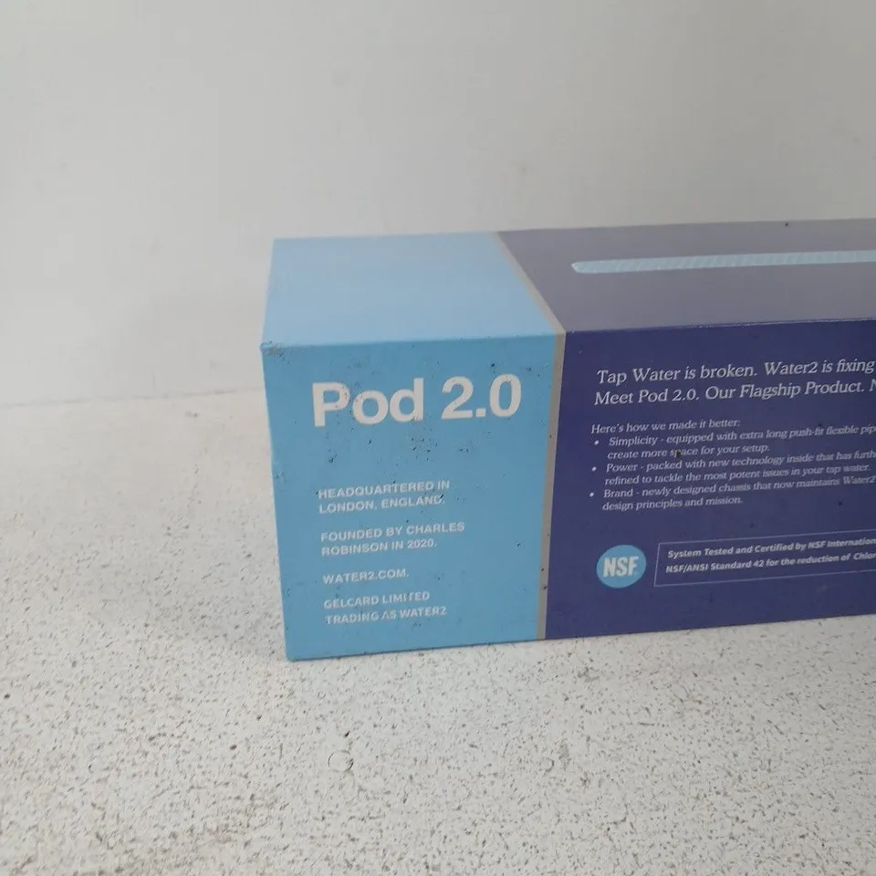 WATER2 POD 2.0 – WATER FILTRATION SYSTEM (BOXED)