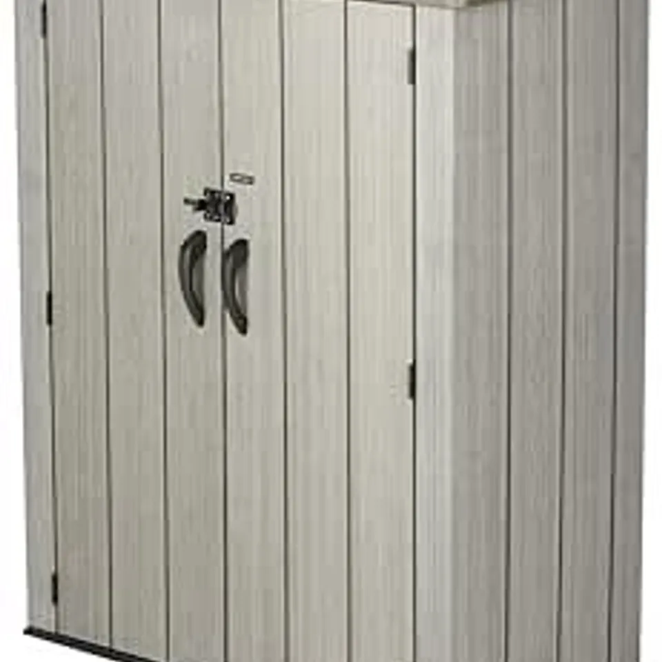 BOXED LIFETIME VERTICAL STORAGE SHED REMISE I CASITA LIFETIME OUTDOOR STORAGE BOX STORAGE BOX DECK BOX