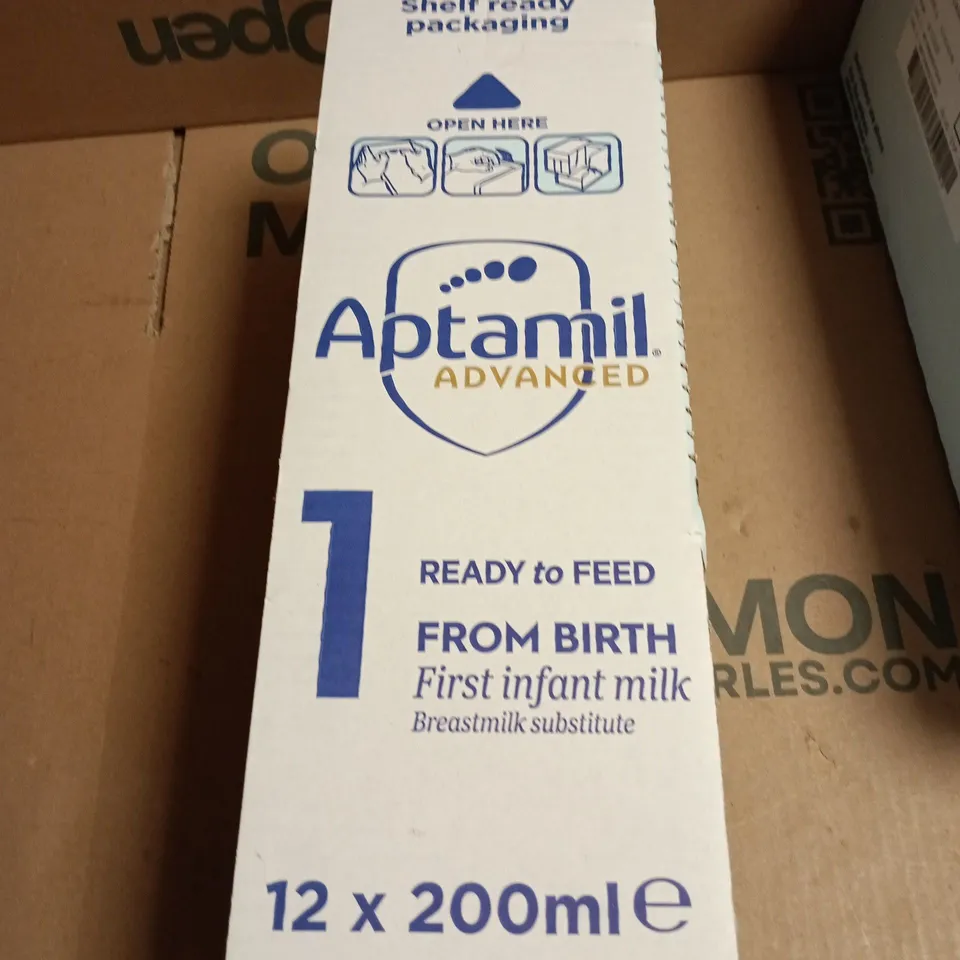 APTAMIL ADVANCED READY TO FEED FIRST INFANT MILK – 12 X 200ML