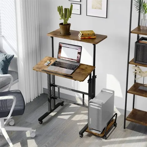 HOLLENBERG 60CM HEIGHT ADJUSTABLE COMPUTER DESK