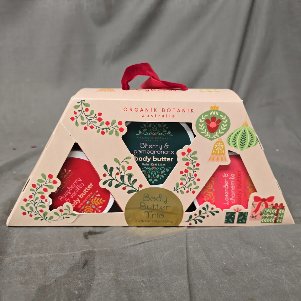 BOXED AND SEALED ORGANIK BOTANIK BODY BUTTER TRIO
