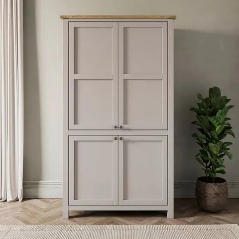 BOXED OLNEY HIDEAWAY DESK, STONE (2 BOXES)