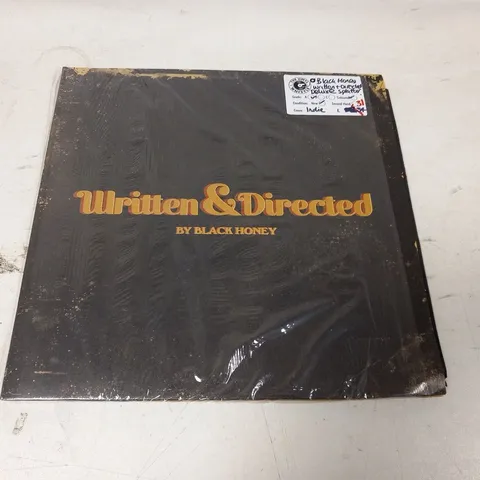 WRITTEN AND DIRECTED BY BLACK HONEY DELUXE SPLATTER LP ON COLOURED VINYL
