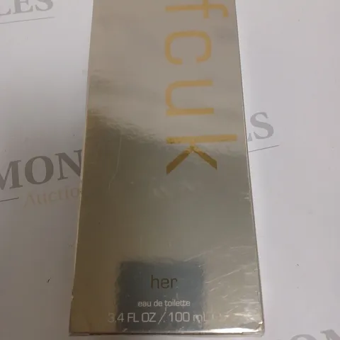 BOXED AND SEALED FCUK HER EAU DE TOILETTE 100ML