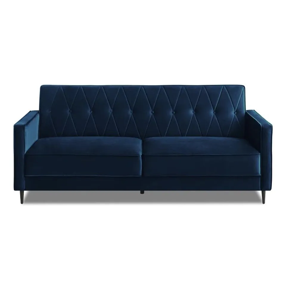 BOXED ATICUS 3 SEATER SOFA BED - MIDNIGHT BLUE (1 BOX)
