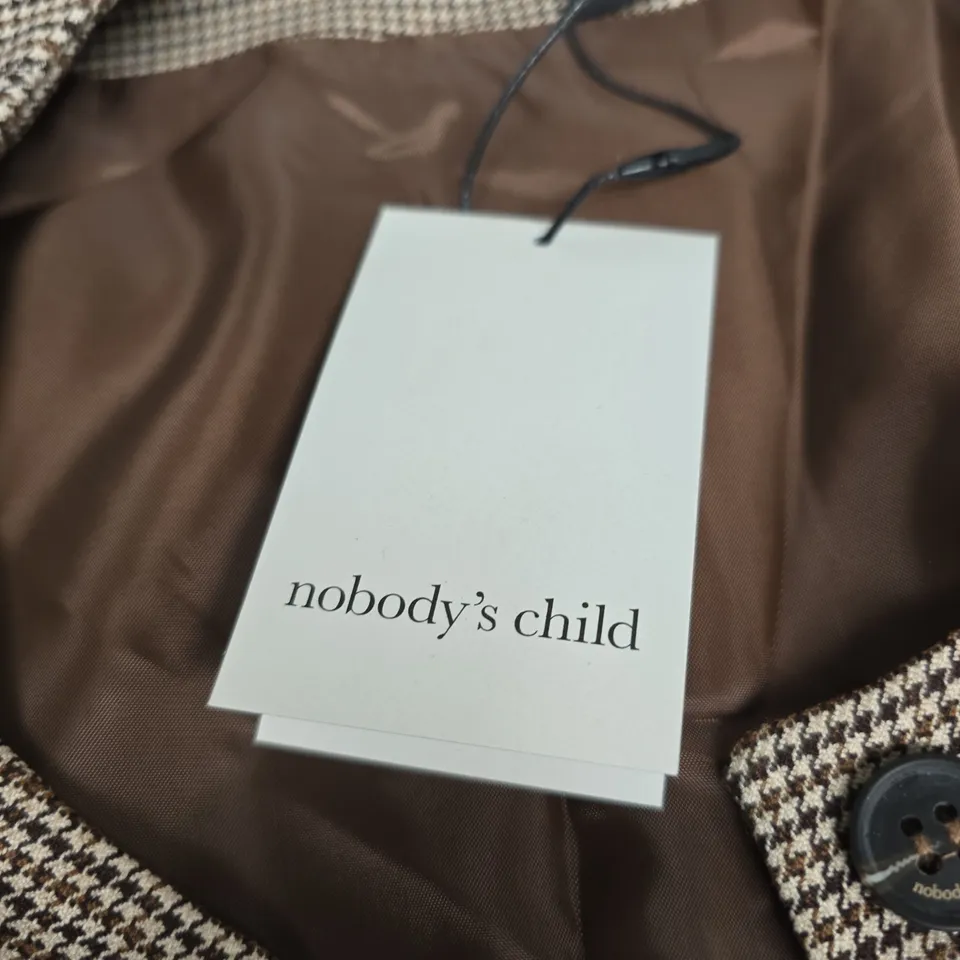 NOBODY'S CHILD HOUNDSTOOTH WAISTCOAT – UK 10 (EU 38, USA 6)