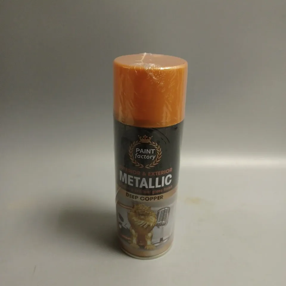 BOX OF 12 METALLIC 400ML SPRAY PAINT 
