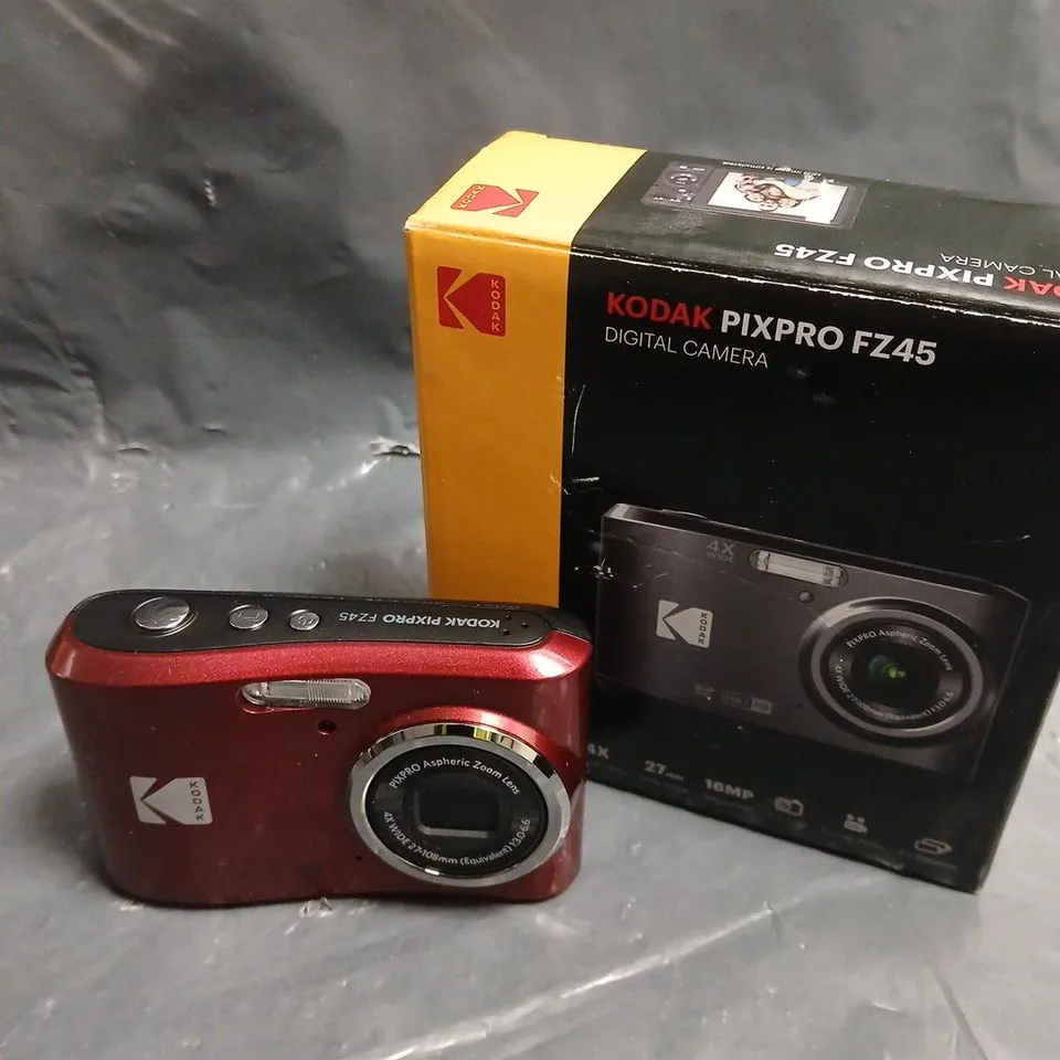 BOXED KODAK PIXPRO FZ45 DIGITAL CAMERA 