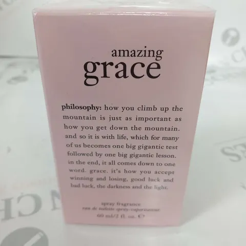 BOXED AND SEALED AMAZING GRACE EAU DE TOILETTE 60ML