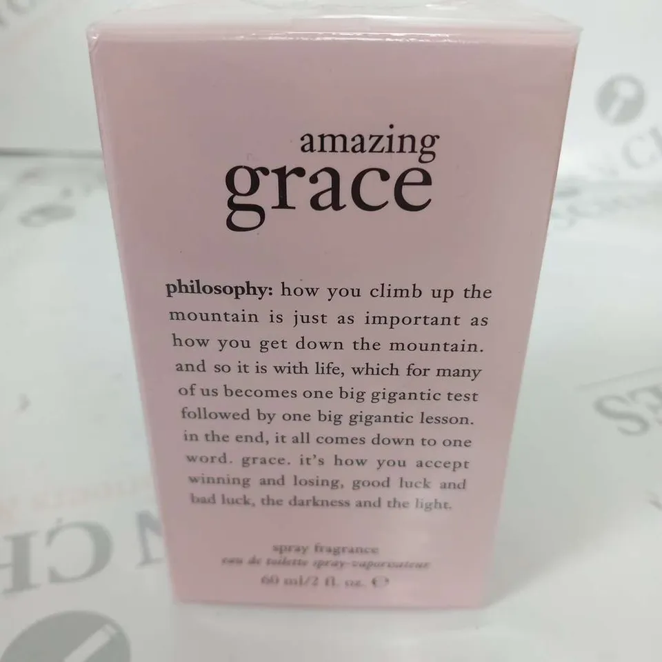 BOXED AND SEALED AMAZING GRACE EAU DE TOILETTE 60ML
