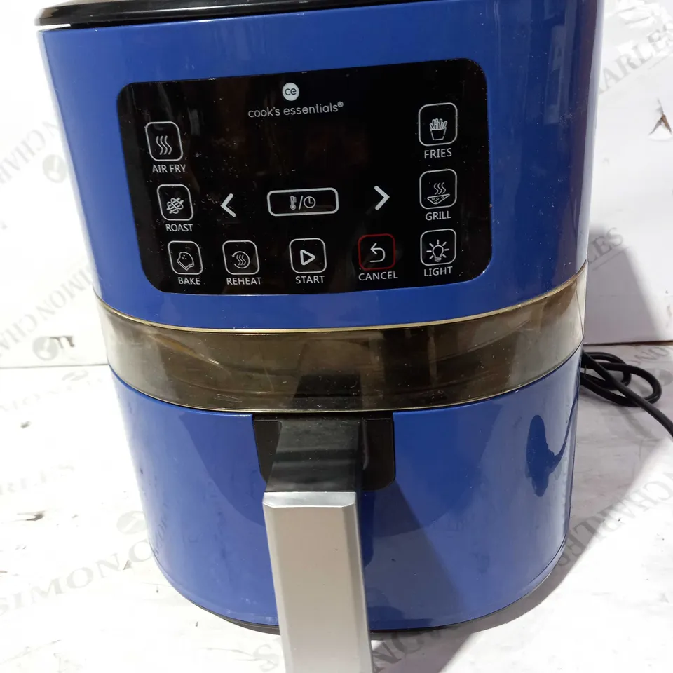 COOK'S ESSENTIALS 4.0L AIR FRYER - SAPPHIRE