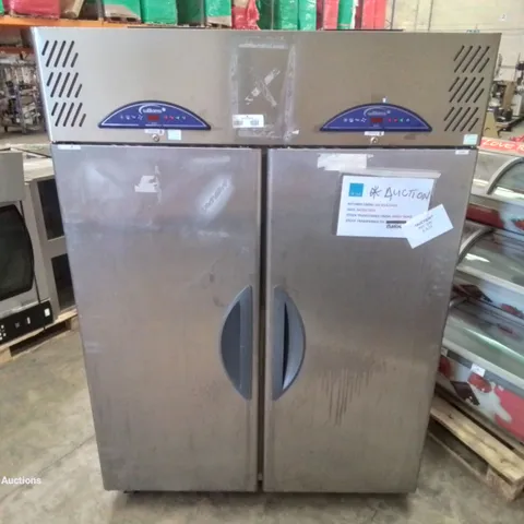 WILLIAMS 2 DOOR STAINLESS STEEL FISH/MEAT UPRIGHT COMMERCIAL FRIDGE