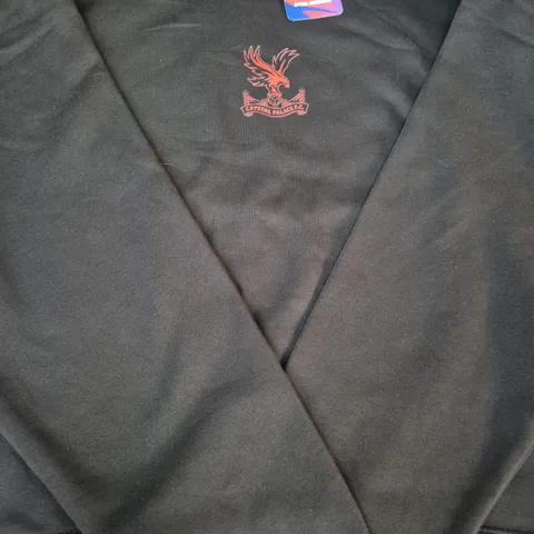 CRYSTAL PALACE LONG SLEEVE JUMPER IN BLACK SIZE LARGE