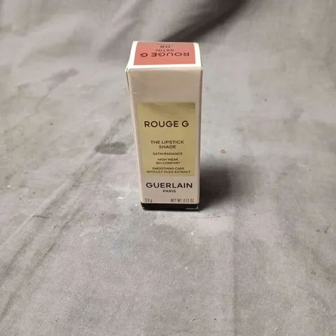 GUERLAIN PARIS ROUGE G SATIN 08 THE LIPSTICK SHADE 3.5G
