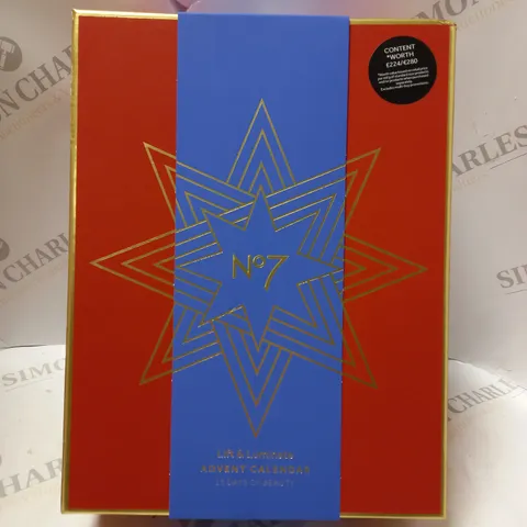 BOXED NO7 LIFT & LUMINATE ADVENT CALENDAR 