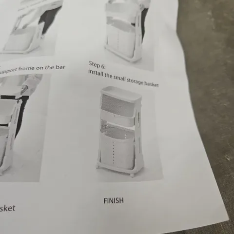 BOXED 3 TIER LAUNDRY BASKET 