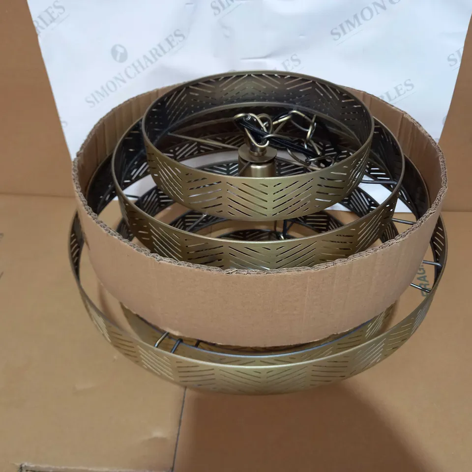 JOHN LEWIS HERRINGBONE CEILING LAMP