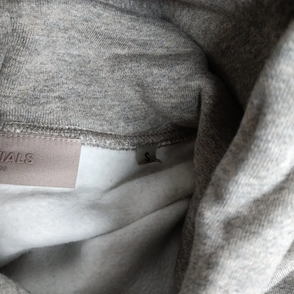 ESSENTIALS FEAR OF GOD HOODIE – GREY - UK SMALL