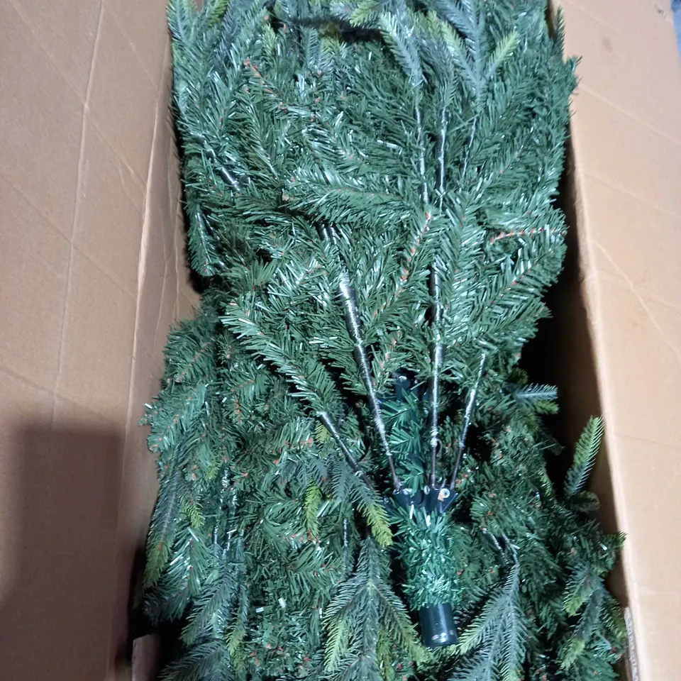 BOXED 7FT SHERWOOD REAL LOOK FULL CHRISTMAS TREE - COLLECTION ONLY RRP £274.99