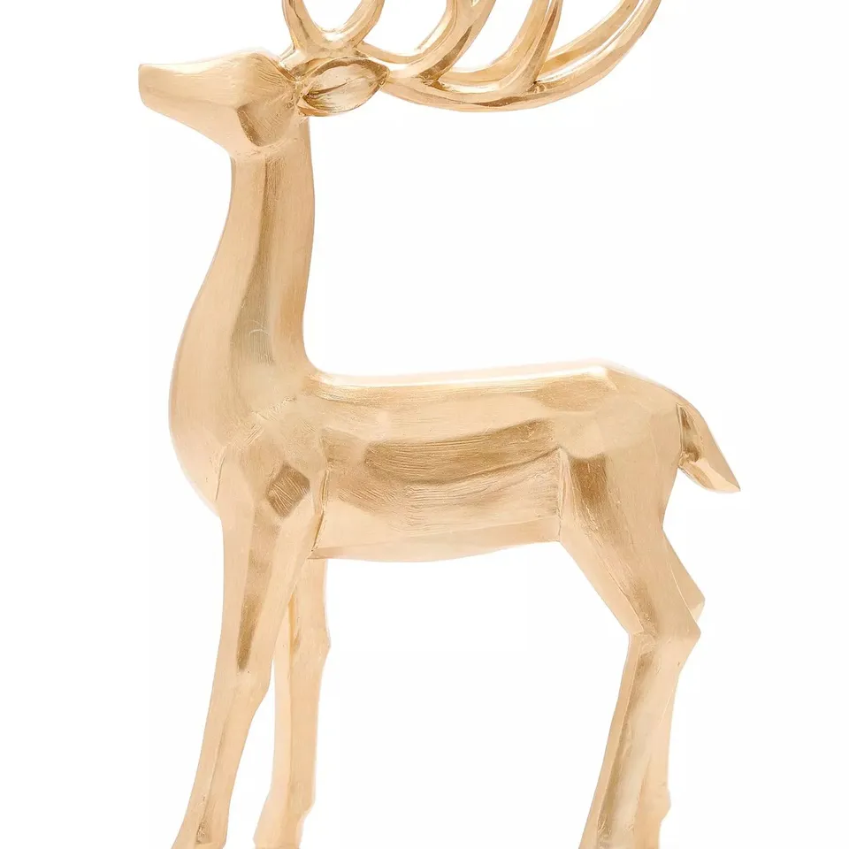 BOXED GOLDEN STAG ORNAMENT