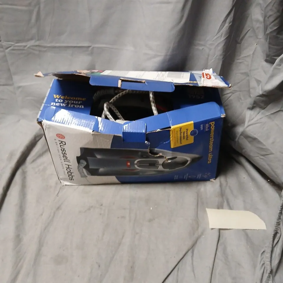 RUSSELL HOBBS POWERSTEAM ULTRA IRON – BLACK (BOXED)