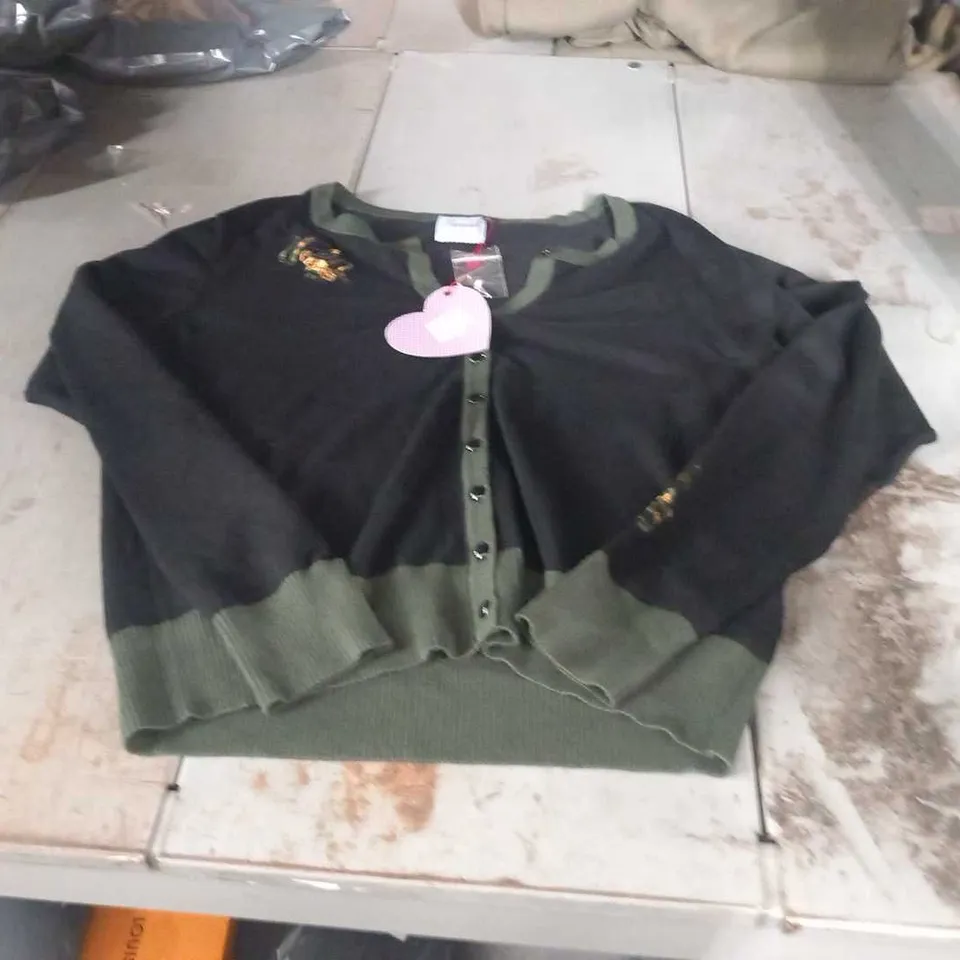 APPROXIMATELY 5 ASSORTED CARDIGANS TO INCLUDE; BANNED RETRO, DANCING DAYS AND HEARTS AND ROSES 