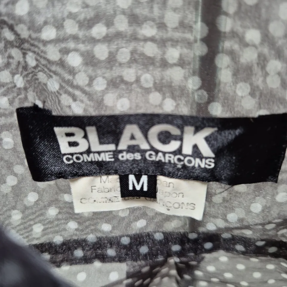 BLACK COMME DES GARCONS BLOUSE – SHEER POLKA DOT, SIZE M