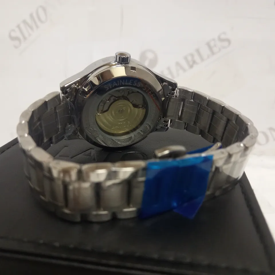 LATOR CALIBRE PART SKELETON BRACELET STRAP WATCH RRP £550