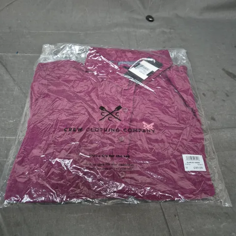 CREW CLOTHING COMPANY HARLIE SHIRT – PURPLE, UK SIZE 16