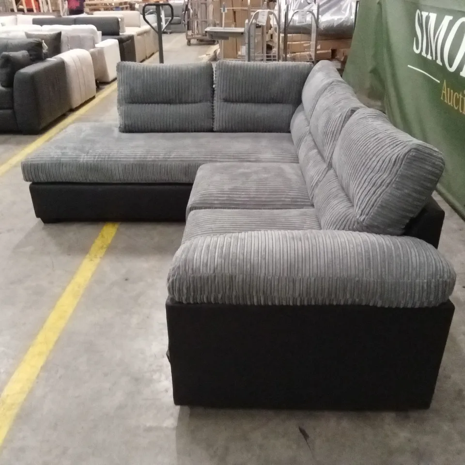 ARMSTRONG LEFT HAND CORNER GROUP SOFA - GREY RRP £1049