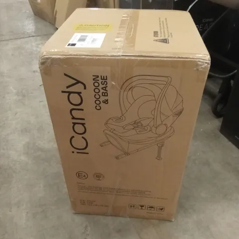 BOXED ICANDY COCOON CAR SEAT & BASE