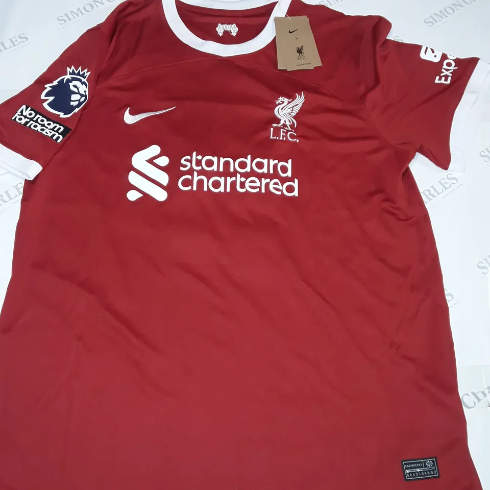 Men's Liverpool Home Shirt - Mo Salah 11 Print - Size XL