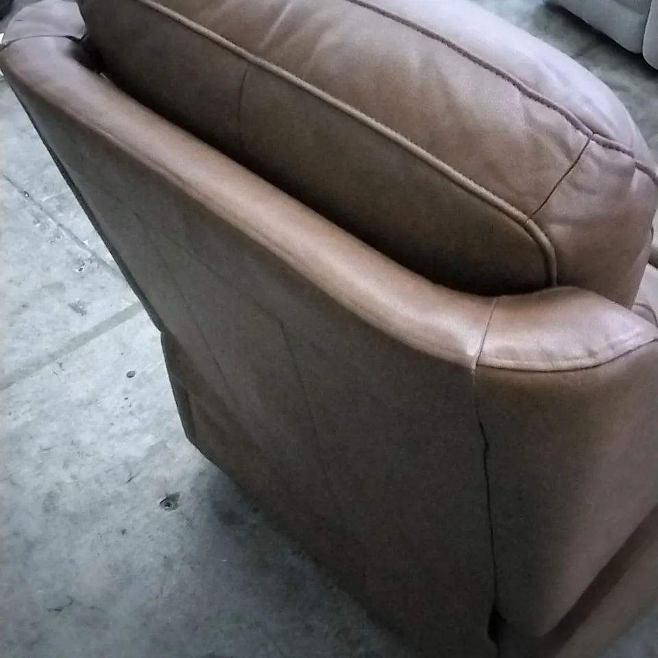 QUALITY BRITISH DESIGNED & MANUFACTURED G PLAN KINGSBURY POWER RECLINER CHAIR DALLAS TAN LEATHER