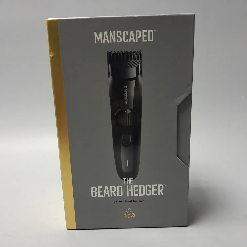 BOXED AND SEALED MANSCAPED THE BEARD HEDGER ELECTRIC BEARD TRIMMER