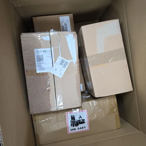 BOX OF APPROXIMATELY 10 ASSORTED ITEMS TO INCLUDE: BELL+HOWELL MISTING FAN